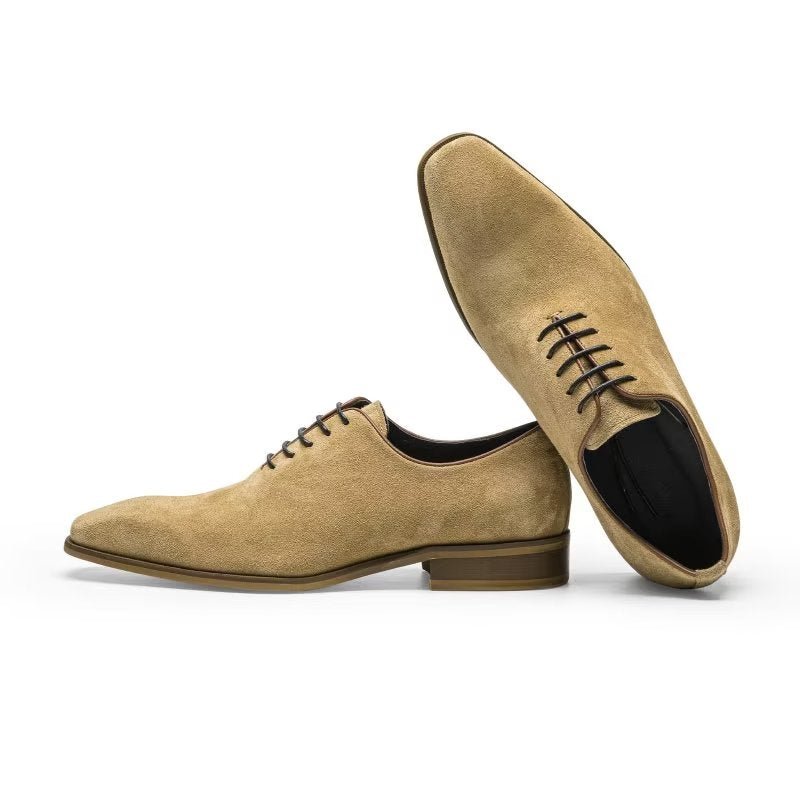 Formele Schoenen Heren Suede Elegance Oxford-kledingschoenen - Beige