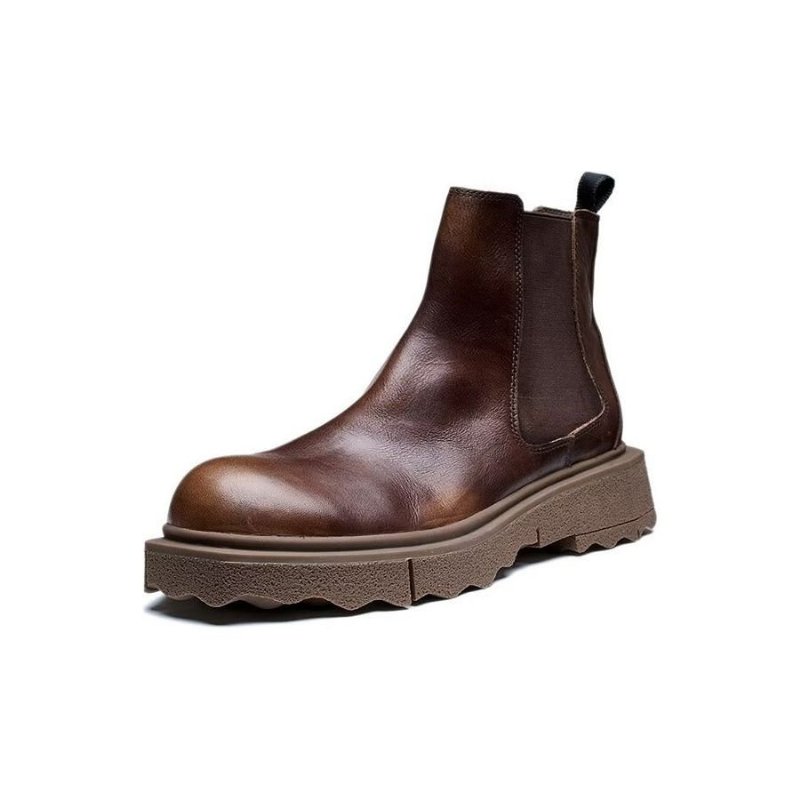 Herenlaarzen Elegance Slip-on Enkellaarzen - Koffie