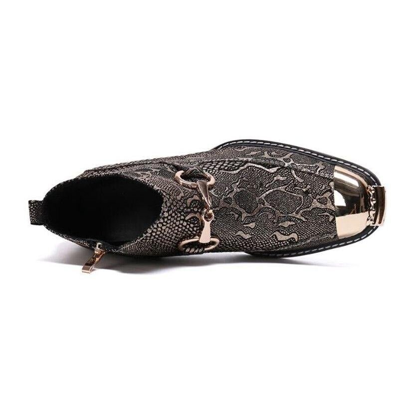 Herenlaarzen Serpenté-loafers - Goud