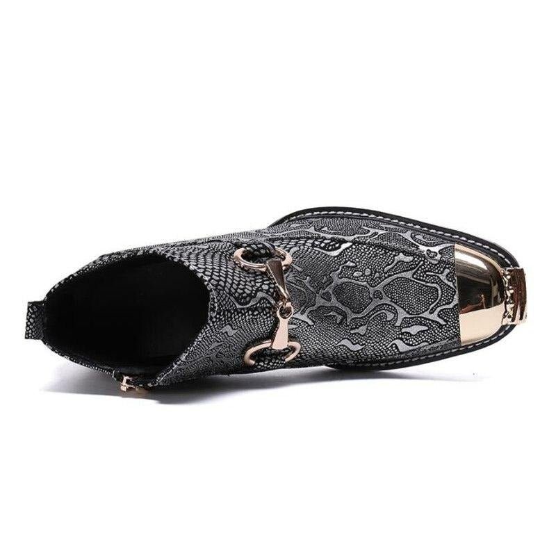 Herenlaarzen Serpenté-loafers - Zilver