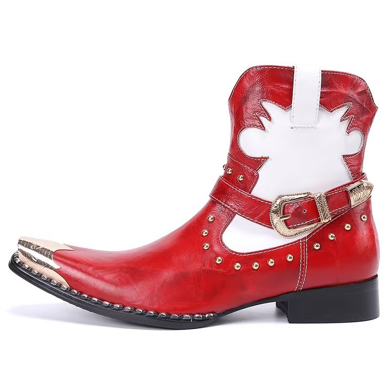 Herenlaarzen Statement Dress Boots - Rood