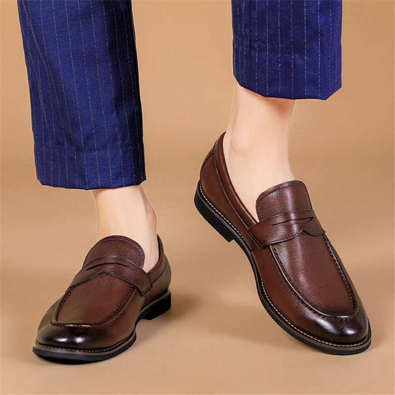 Herenloafers Bruiloft Loaferschoenen - Koffie