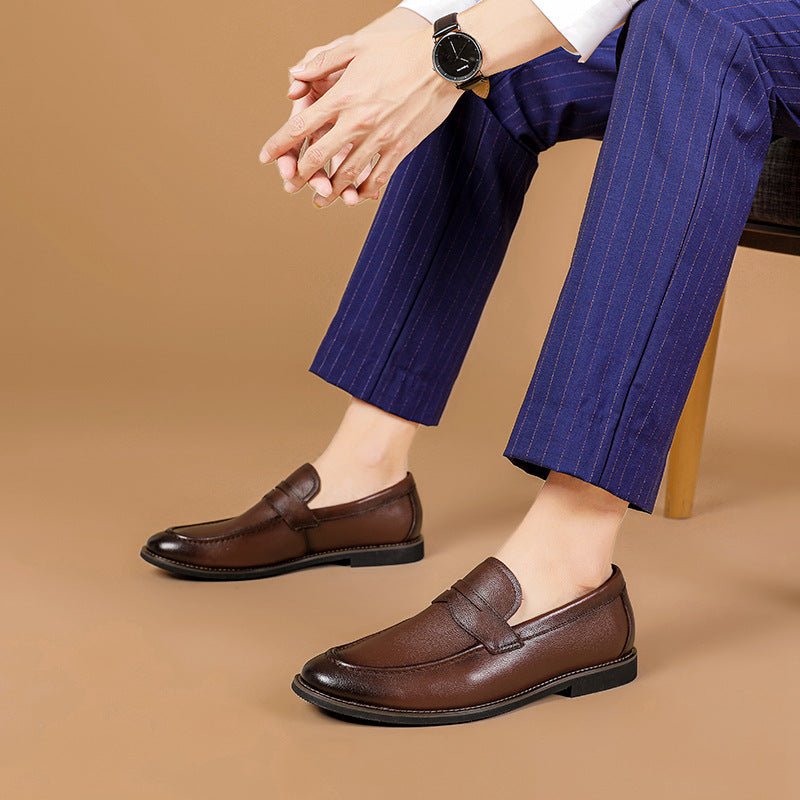 Herenloafers Bruiloft Loaferschoenen - Koffie