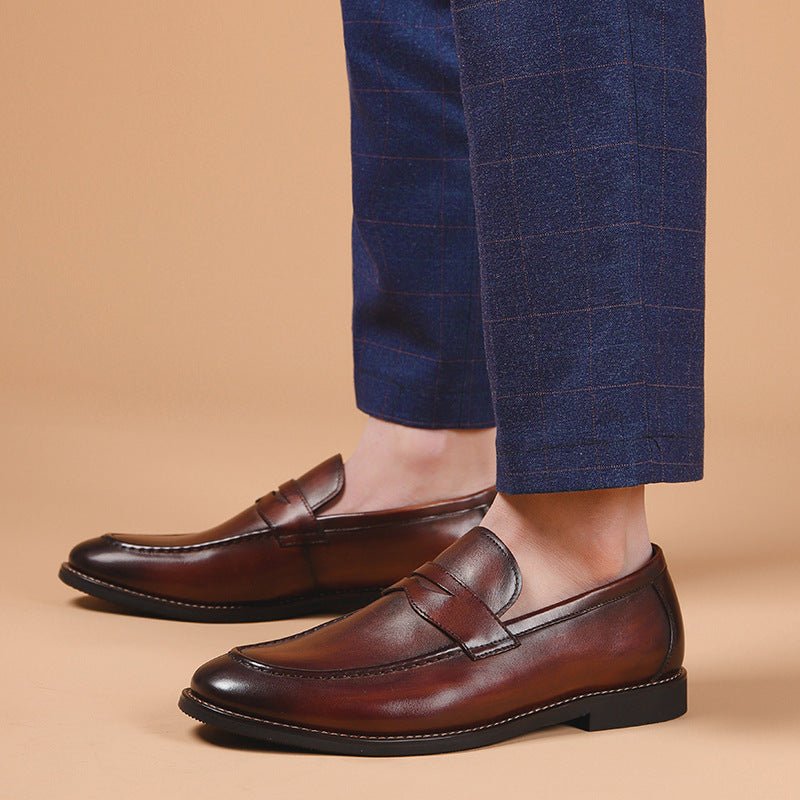 Herenloafers Bruiloft Loaferschoenen - Koffie