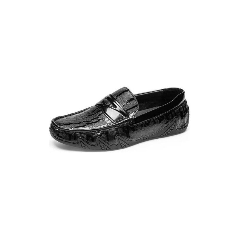 Herenloafers Croc-patroon Elegante Instaploafers