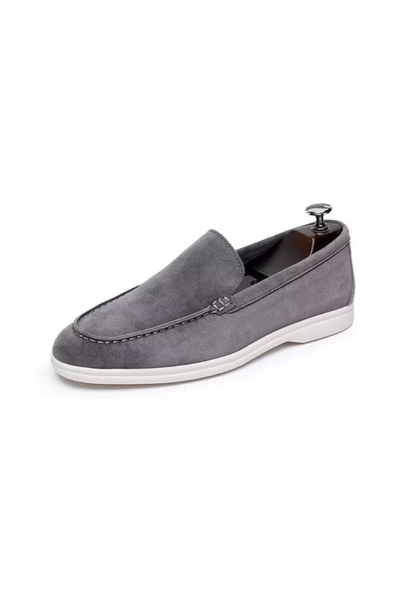 Herenloafers Leer - Grijs