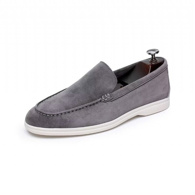 Herenloafers Leer - Grijs