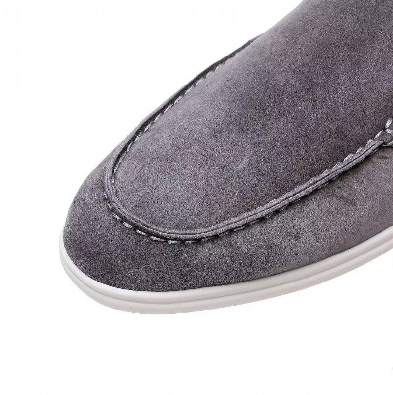 Herenloafers Leer - Grijs