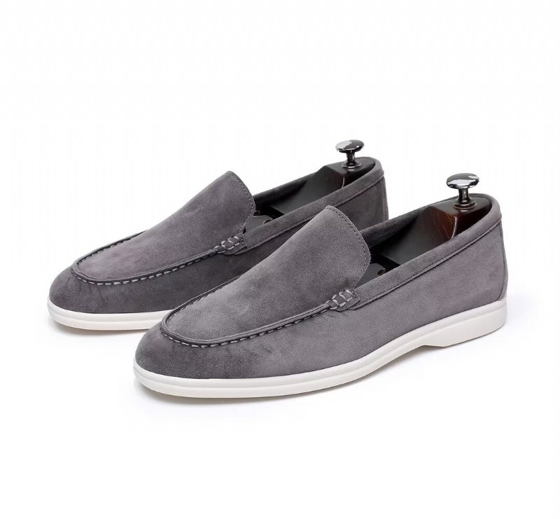 Herenloafers Leer - Grijs