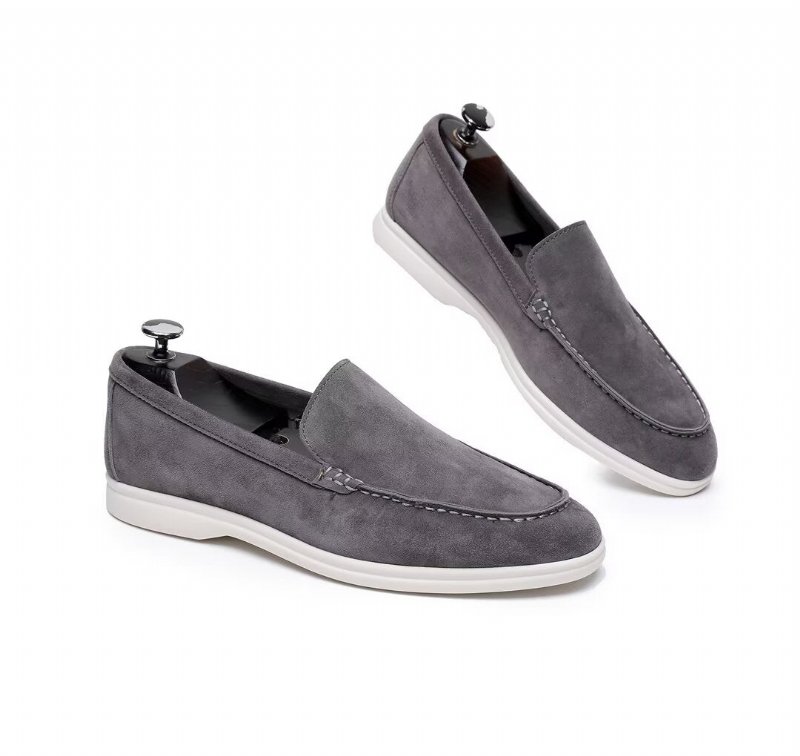 Herenloafers Leer - Grijs