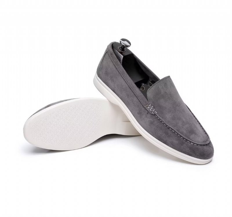 Herenloafers Leer - Grijs