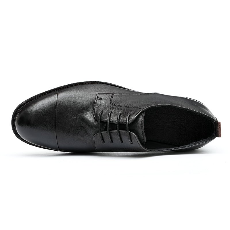 Herenloafers Leren Elegante Derbyschoenen - Zwart