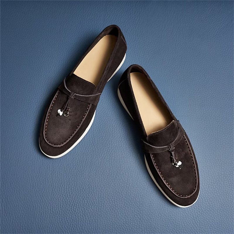 Herenloafers Leren Loafers - Koffie