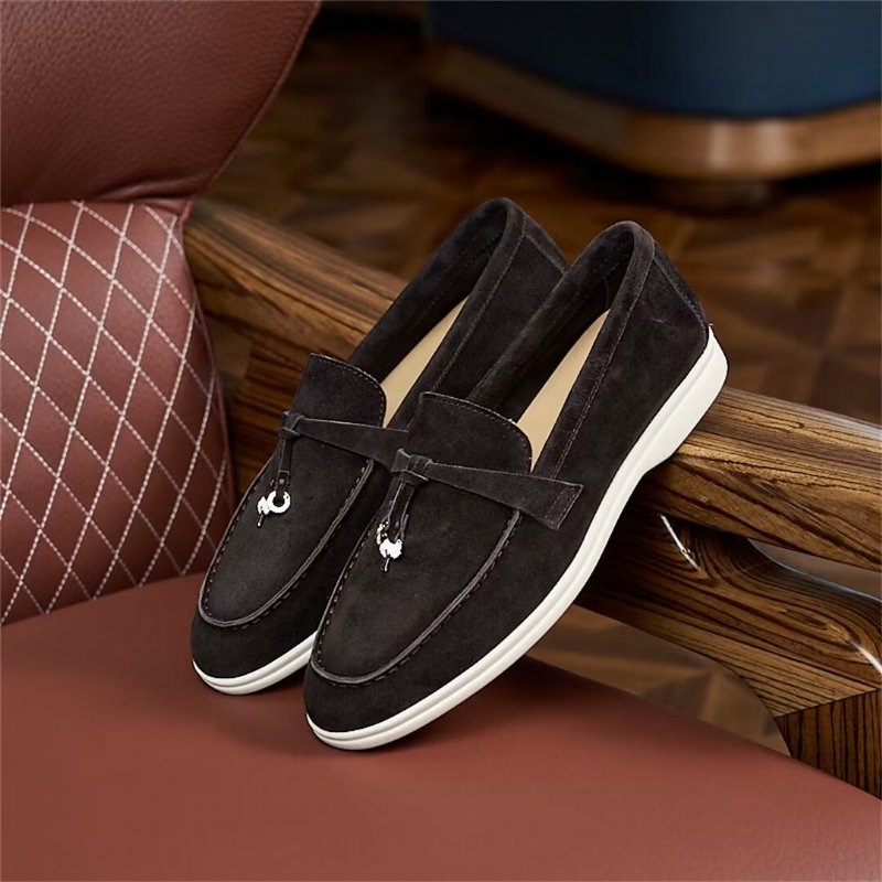 Herenloafers Leren Loafers - Koffie