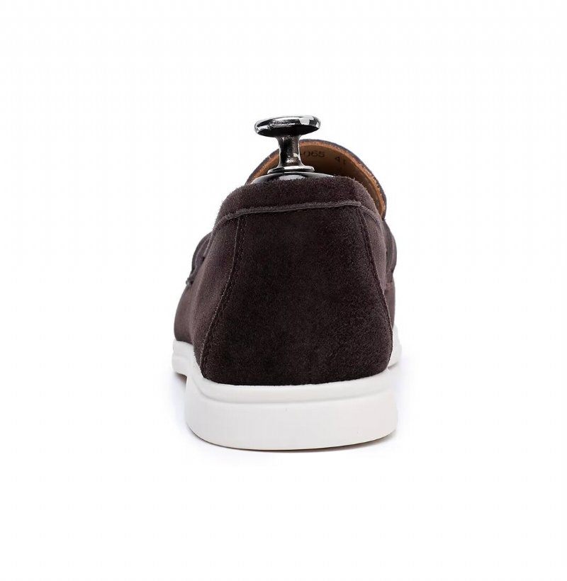 Herenloafers Leren Loafers - Koffie