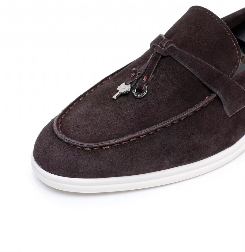 Herenloafers Leren Loafers - Koffie