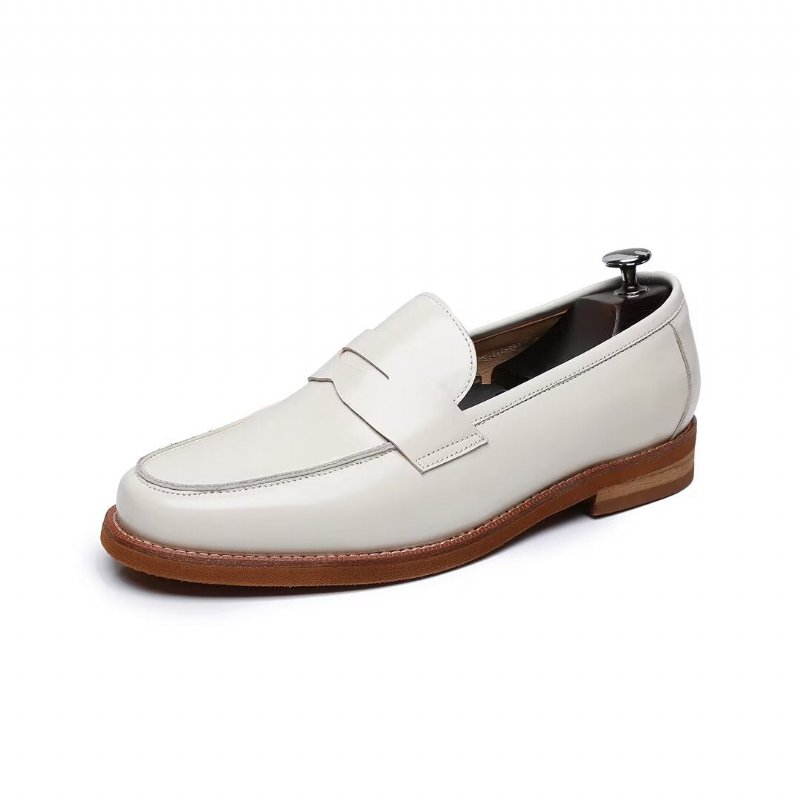 Herenloafers Leren Loafers - Zwart