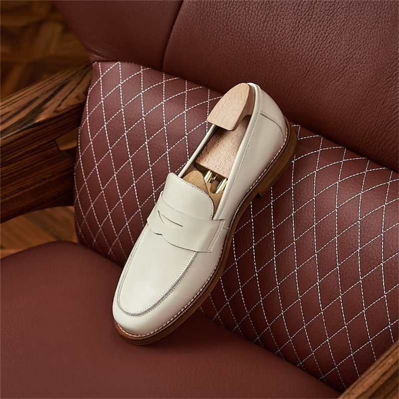 Herenloafers Leren Loafers - Zwart