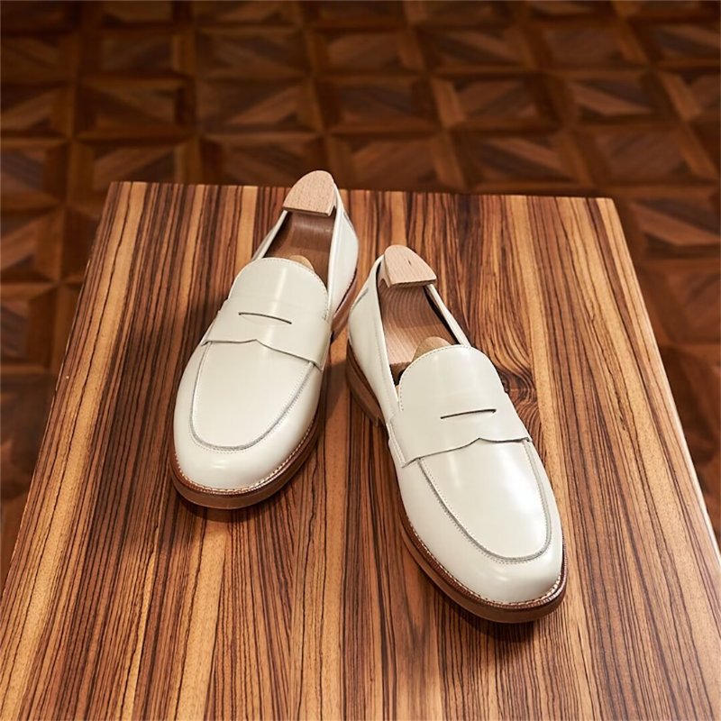 Herenloafers Leren Loafers - Zwart