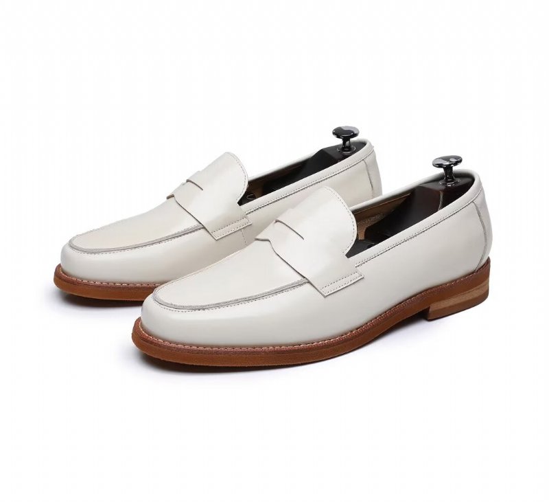 Herenloafers Leren Loafers - Zwart