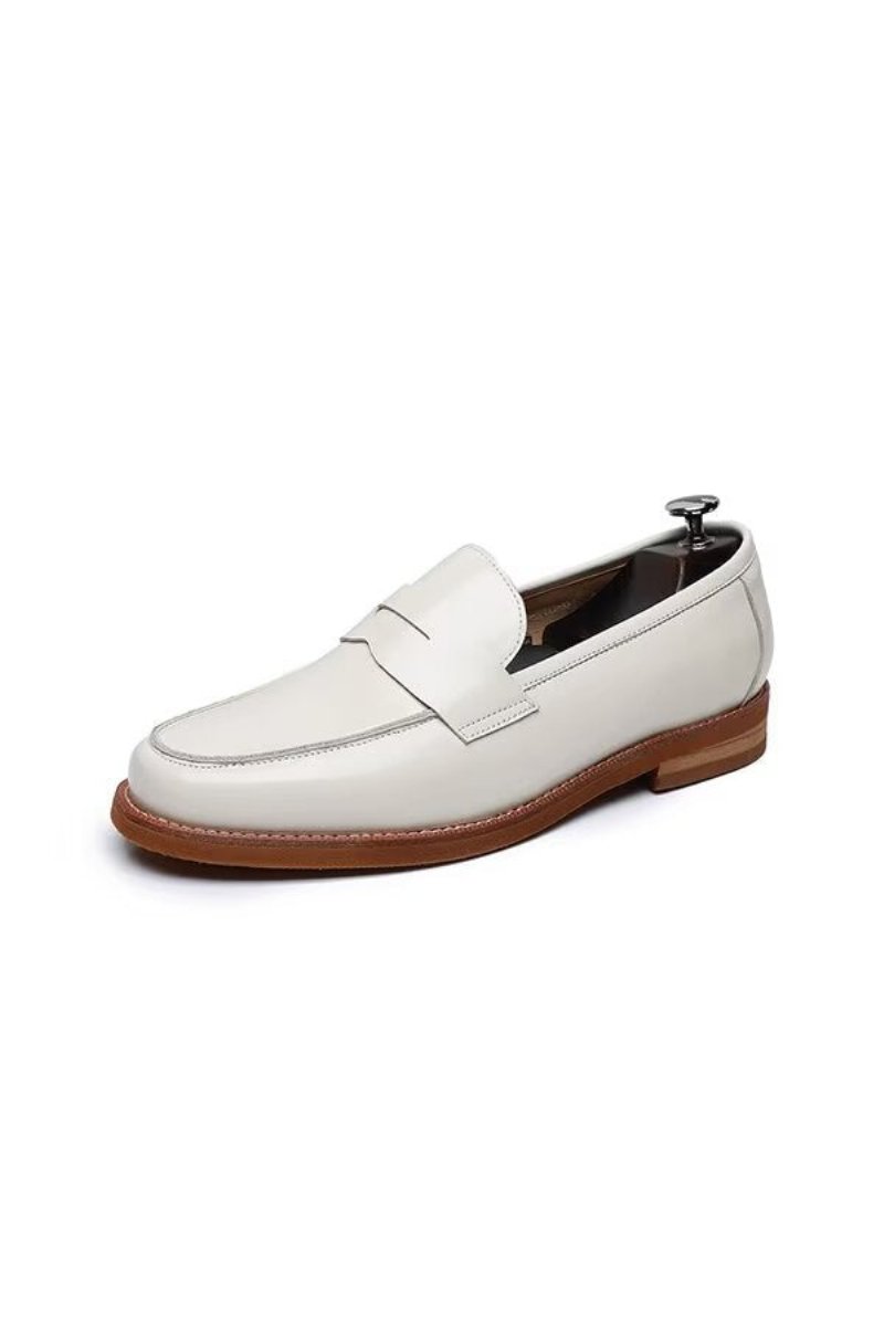 Herenloafers Leren Loafers - Zwart