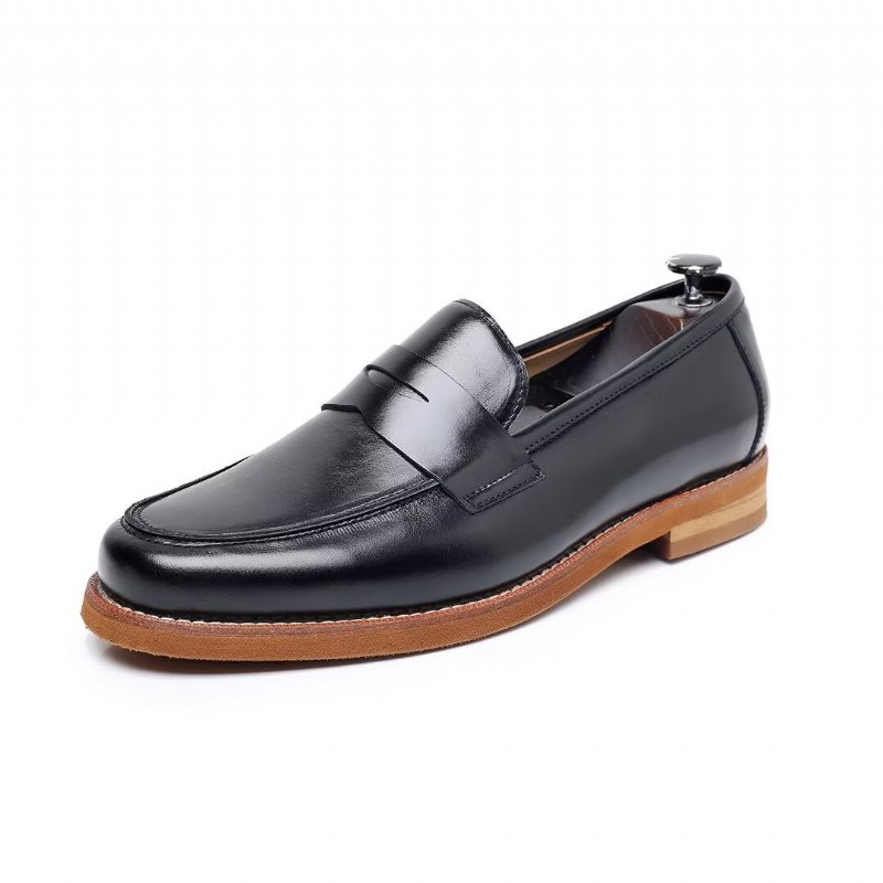 Herenloafers Leren Loafers - Zwart