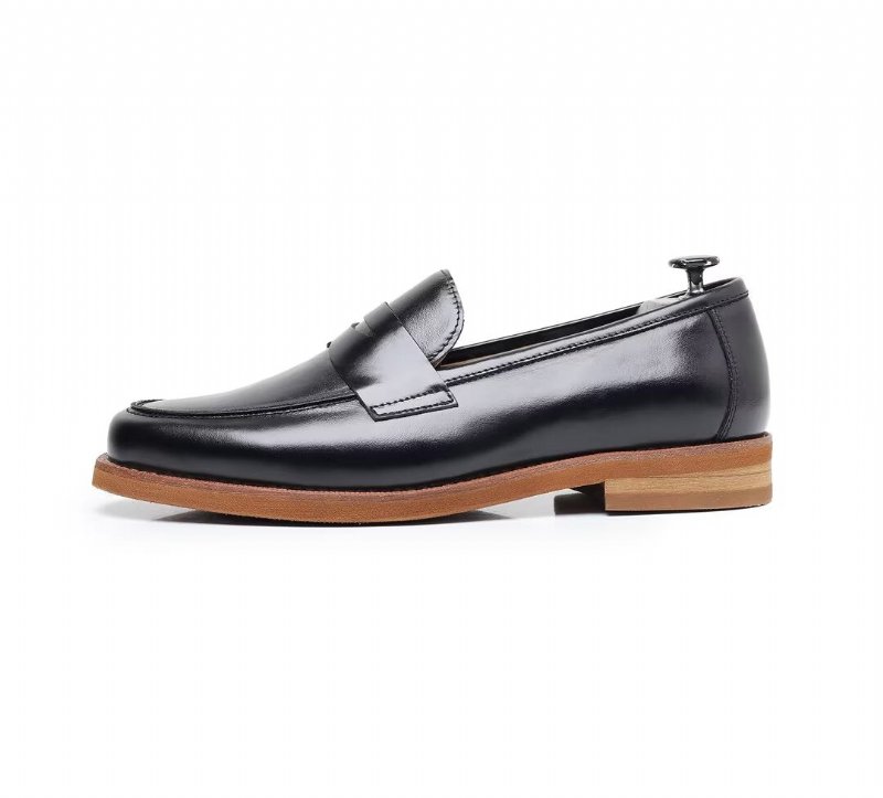 Herenloafers Leren Loafers - Zwart