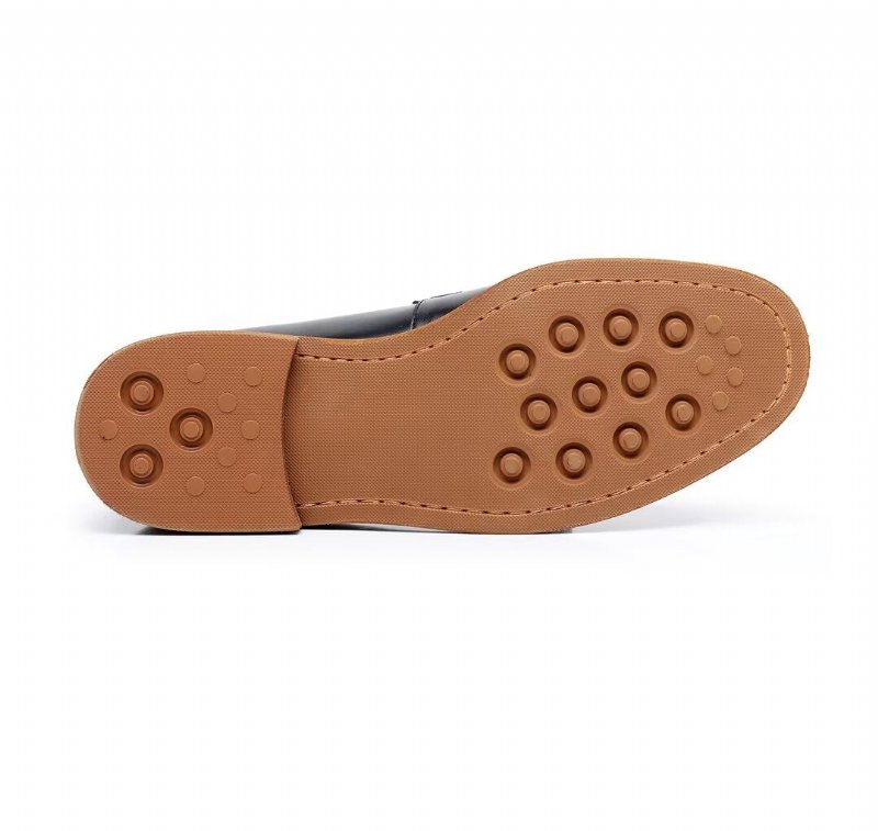 Herenloafers Leren Loafers - Zwart