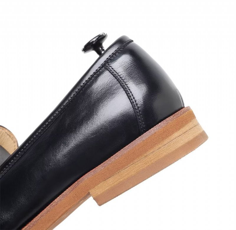 Herenloafers Leren Loafers - Zwart