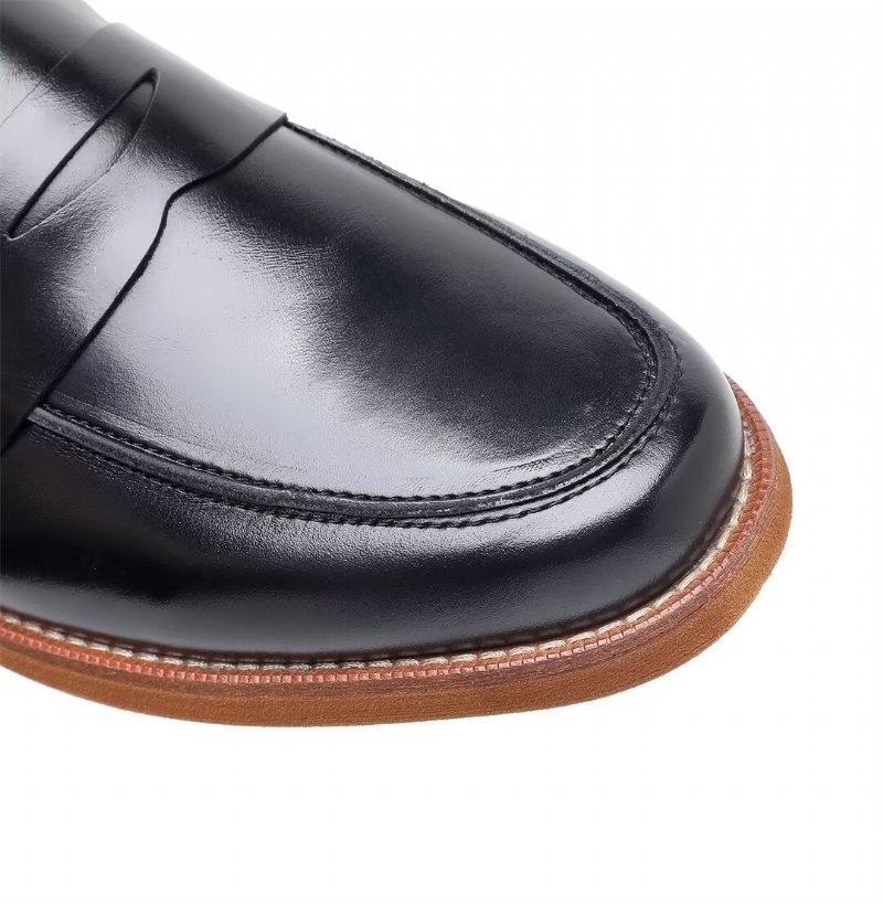 Herenloafers Leren Loafers - Zwart