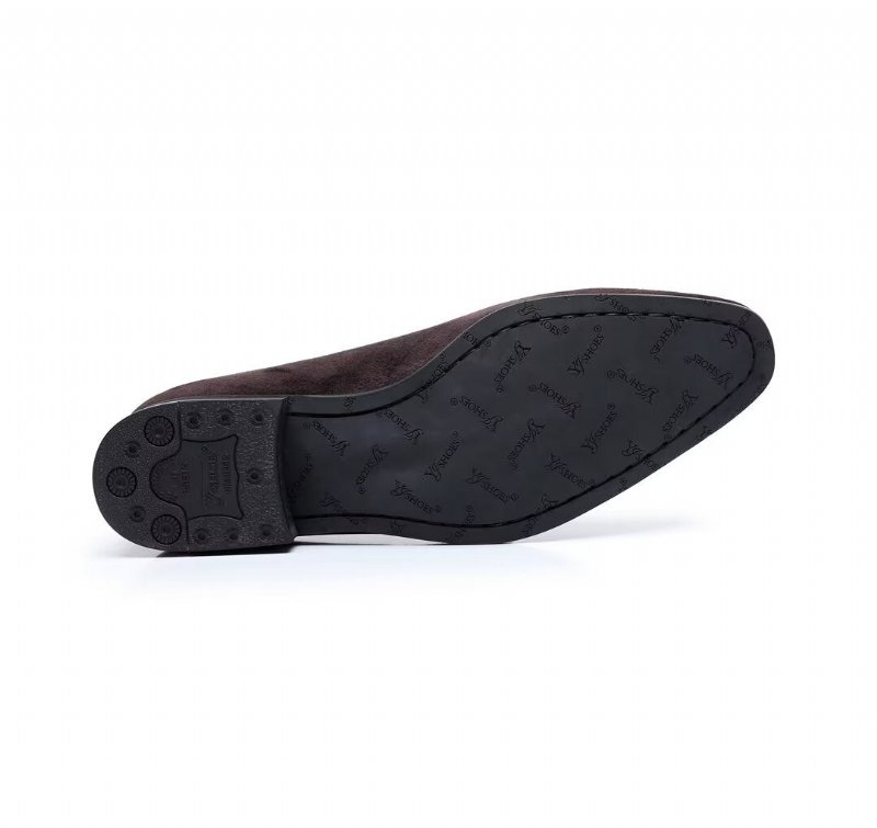 Herenloafers Loafers Rundleer - Kameel