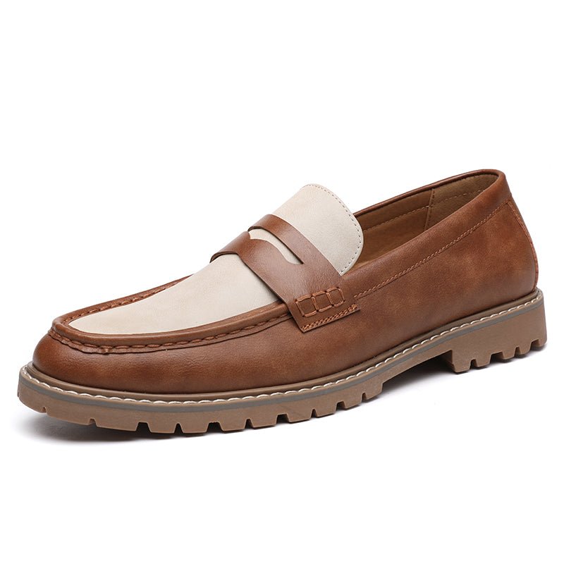 Herenloafers Luipaard Luxe Gesp Designer Trouwschoenen - Meerkleurig