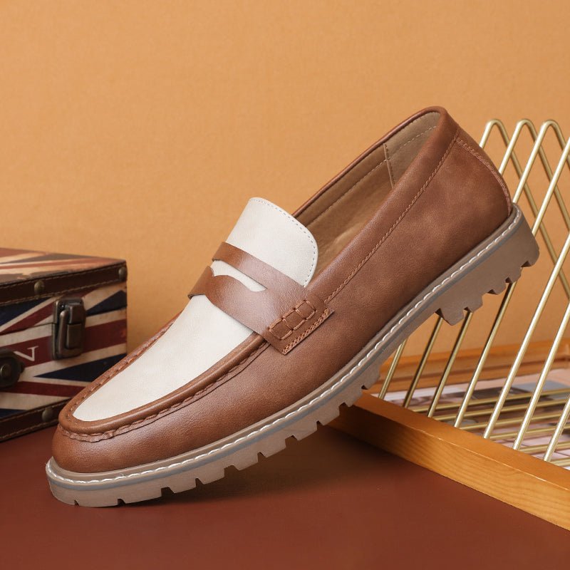 Herenloafers Luipaard Luxe Gesp Designer Trouwschoenen - Meerkleurig