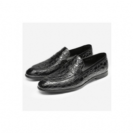 Herenloafers Luxe Croctex Zomerslip-on Loafers