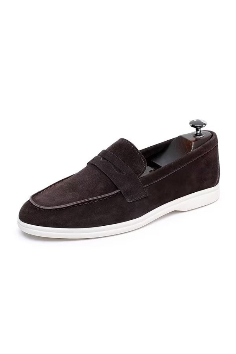 Herenloafers Premium Leer - Koffie