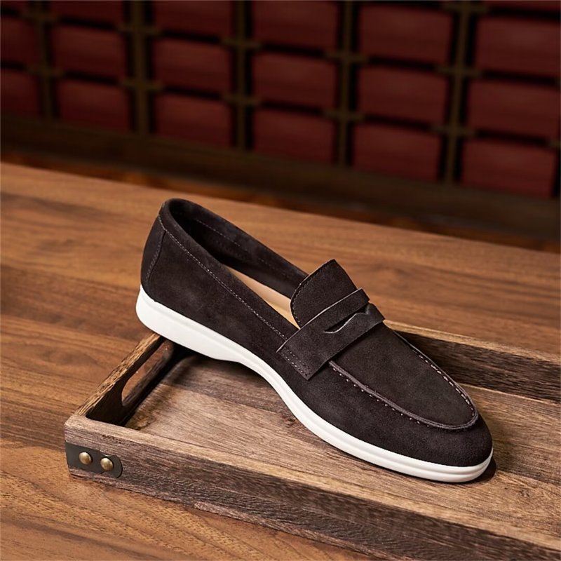 Herenloafers Premium Leer - Koffie