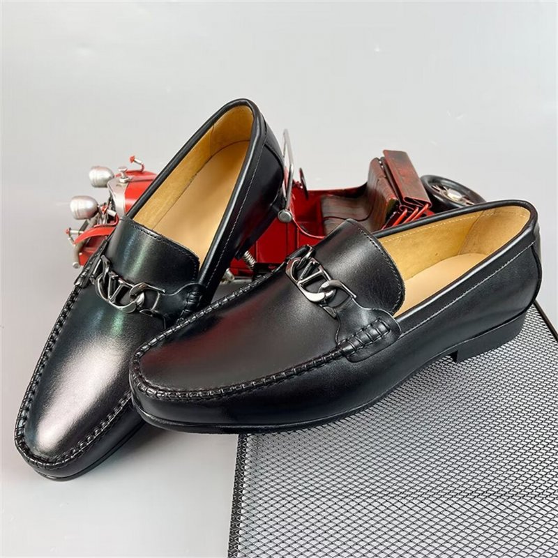 Herenloafers Sartorial Elegance-loafers - Zwart