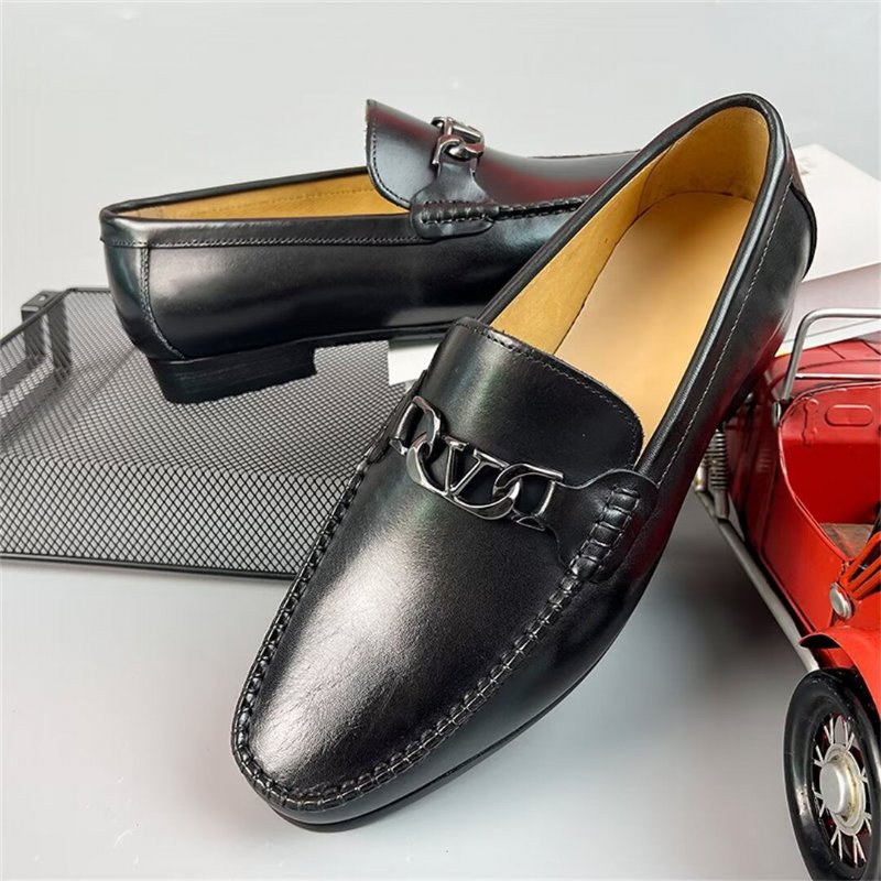 Herenloafers Sartorial Elegance-loafers - Zwart