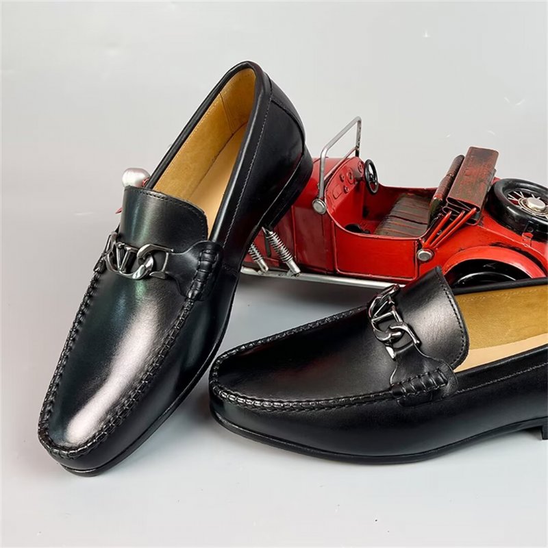 Herenloafers Sartorial Elegance-loafers - Zwart