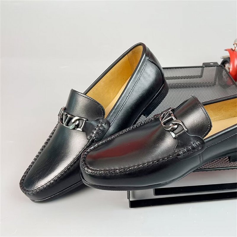 Herenloafers Sartorial Elegance-loafers - Zwart