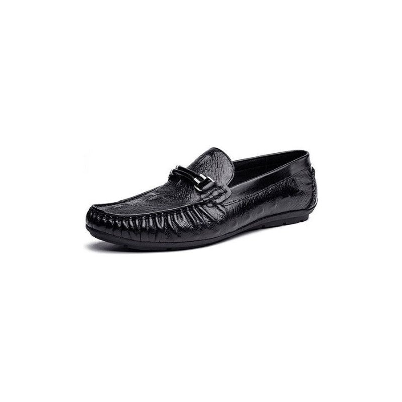 Herenloafers Vintage Krokodillenleer Exotische Brogueloafers