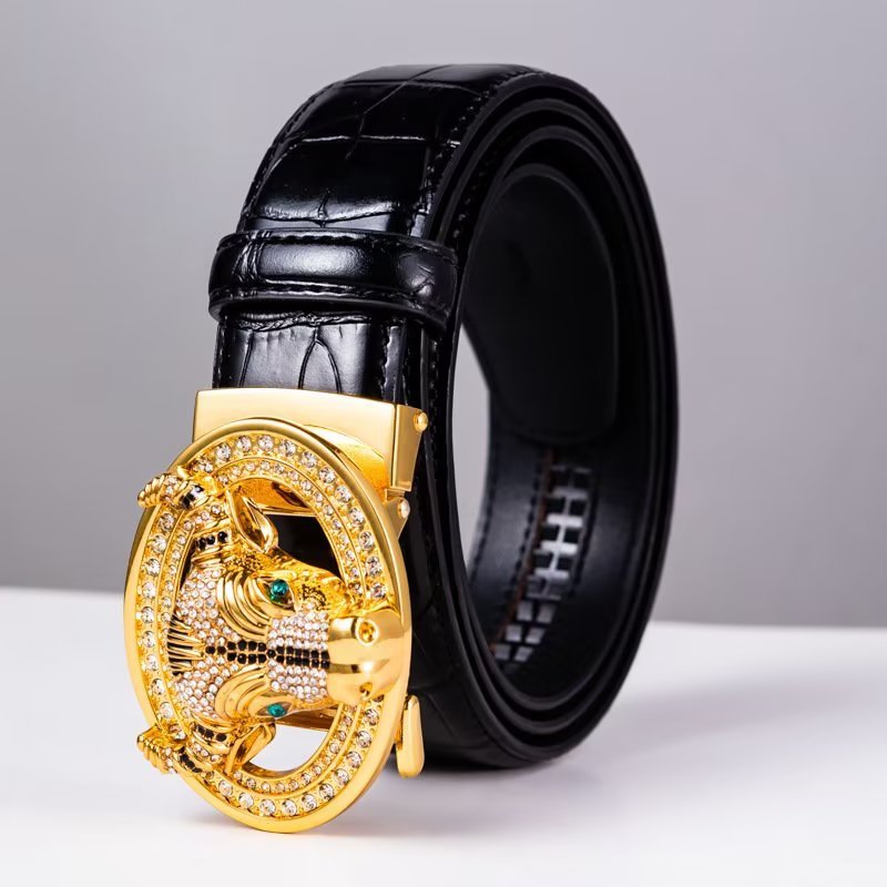 Herenriemen Luxe Chique Automatische Riem - Zwart