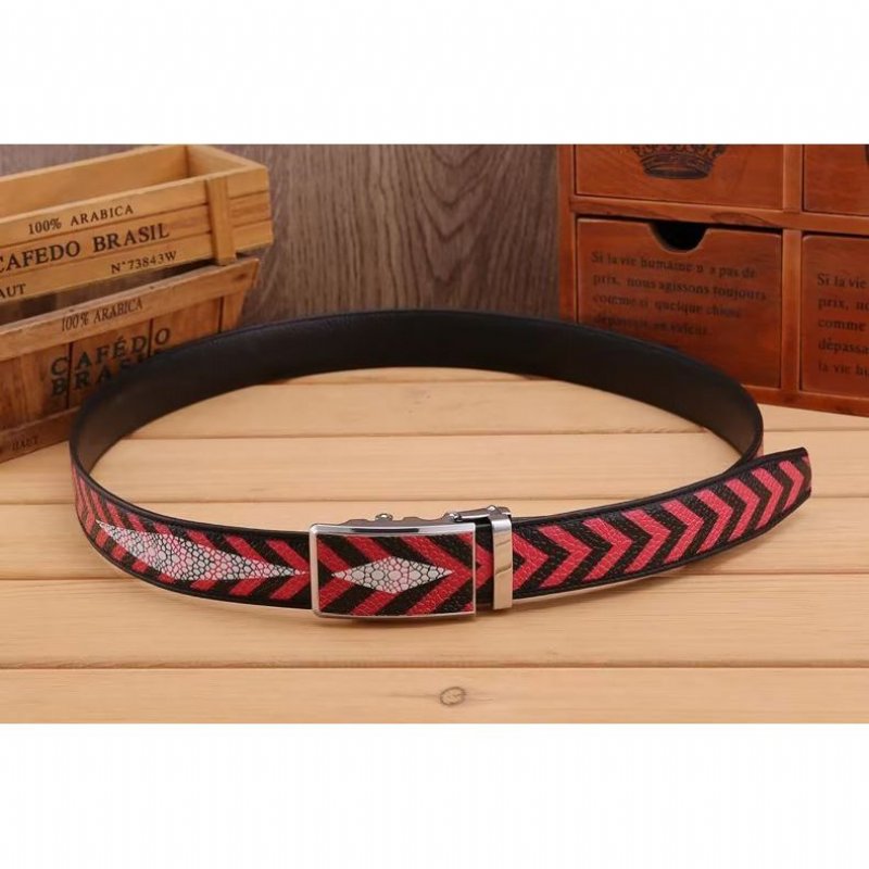 Herenriemen Modieuze Statement-riem - Rood