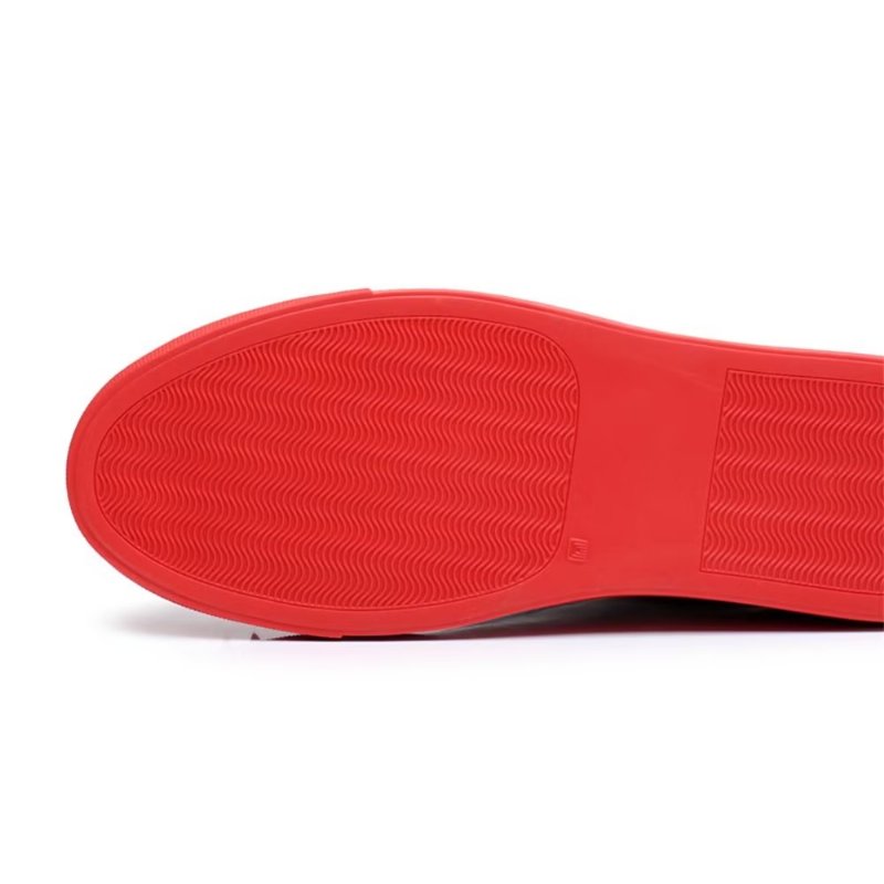 Herensneakers Exotische Veterschoenen - Rood