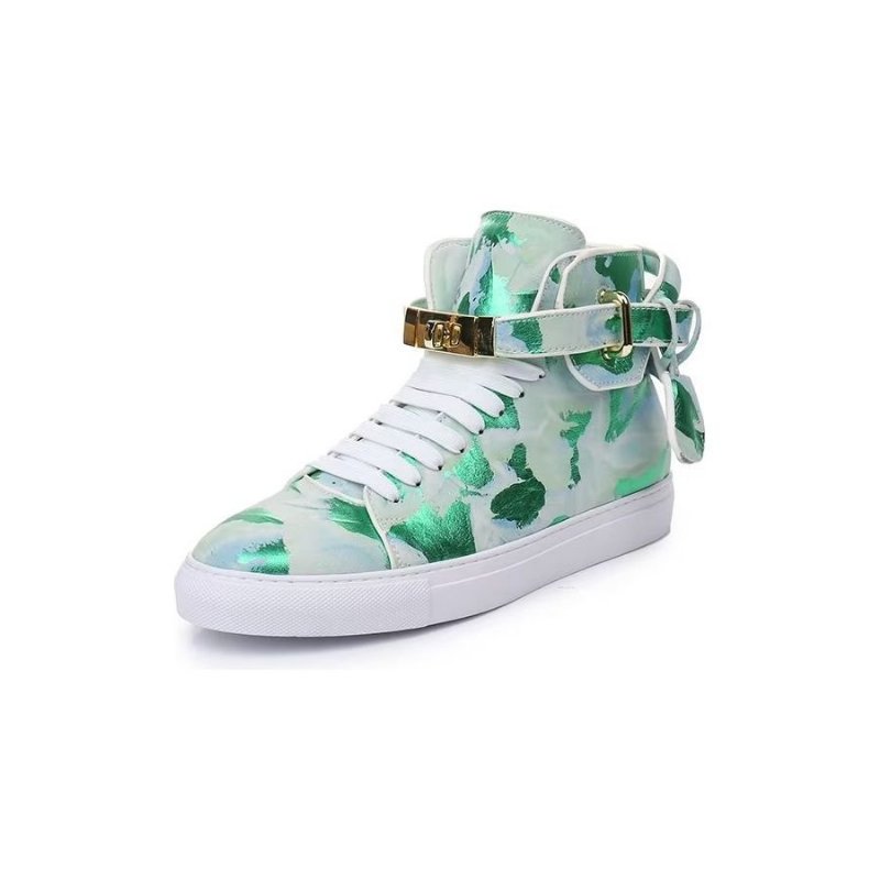 Herensneakers Graffiti Artisan Rundleer High Top Sneaks