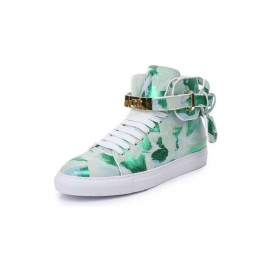 Herensneakers Graffiti Artisan Rundleer High Top Sneaks