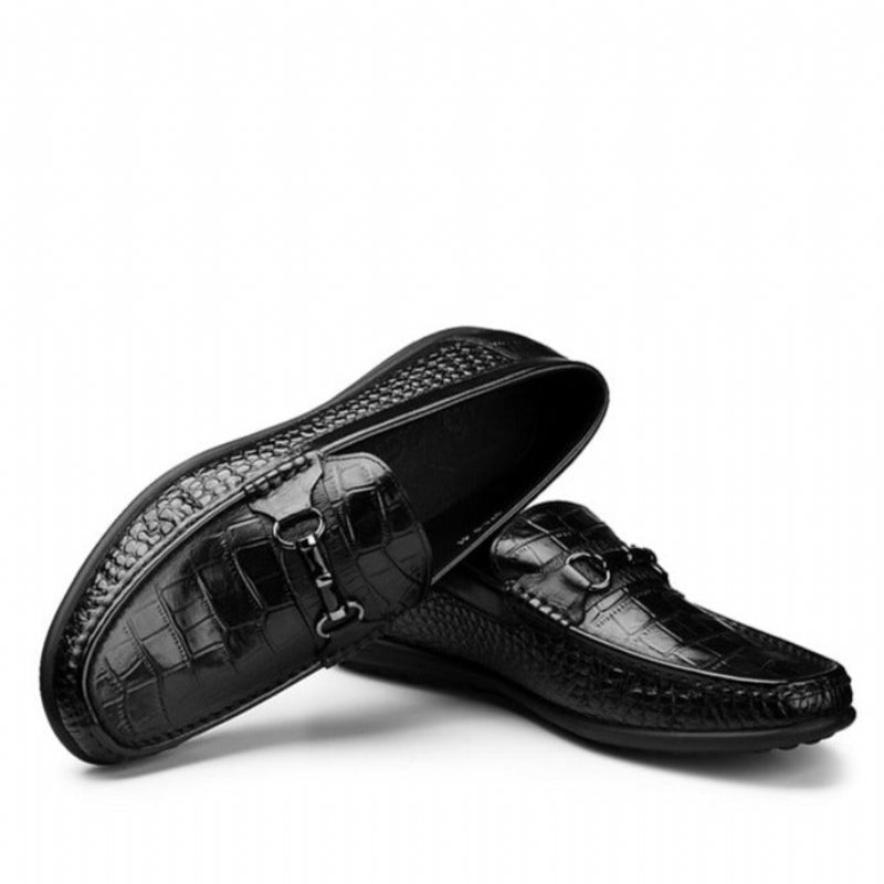 Instappers Heren Ademende Casual Loafers - Zwart