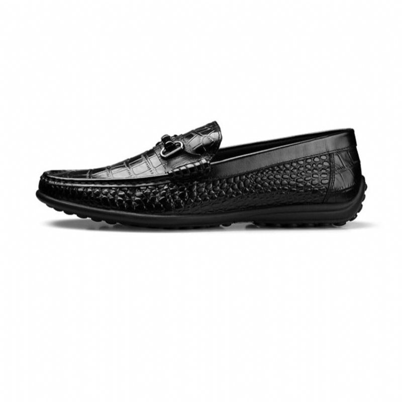 Instappers Heren Ademende Casual Loafers - Zwart