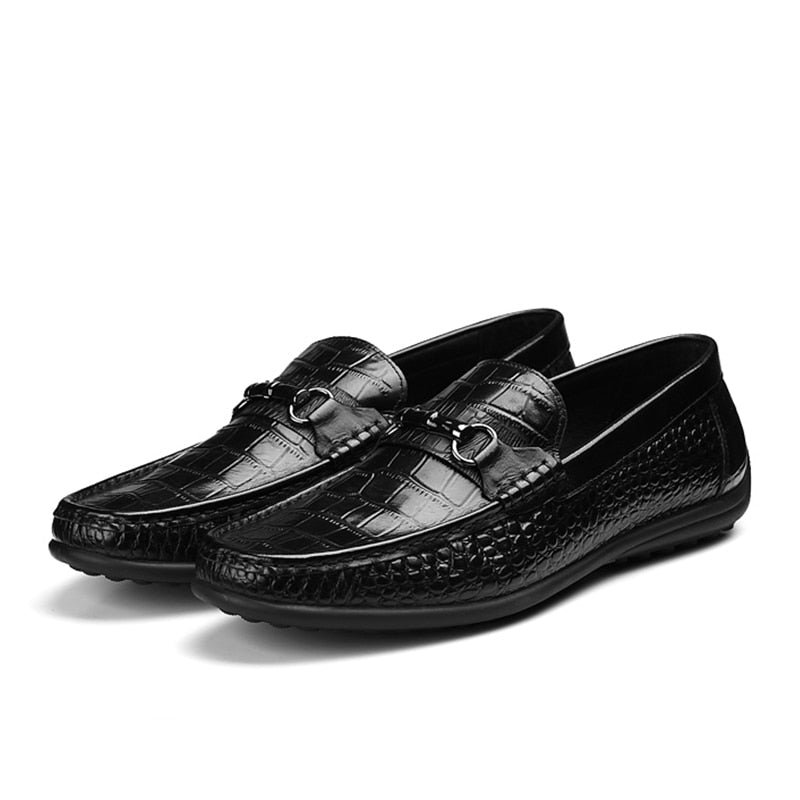 Instappers Heren Ademende Casual Loafers - Zwart