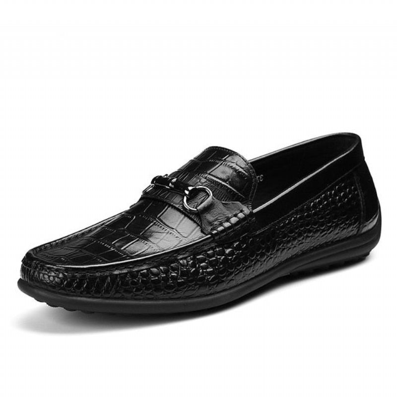 Instappers Heren Ademende Casual Loafers - Zwart